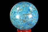 Bright Blue Apatite Sphere - Madagascar #83369-1